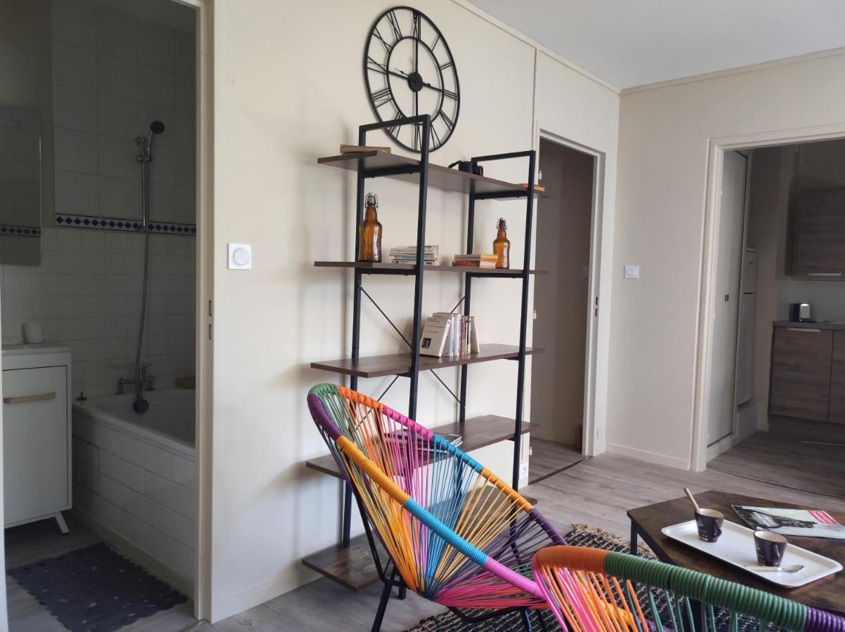 Studio - Meuble Tourisme, Trois Etoiles - 34 M2 Refait A Neuf- Residence Mâcon Exteriör bild